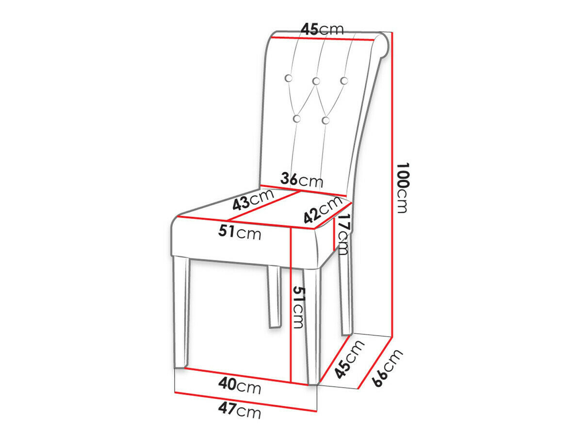 Conjunto para refeições Racine 143 (Branco + Magic Velvet 2217)