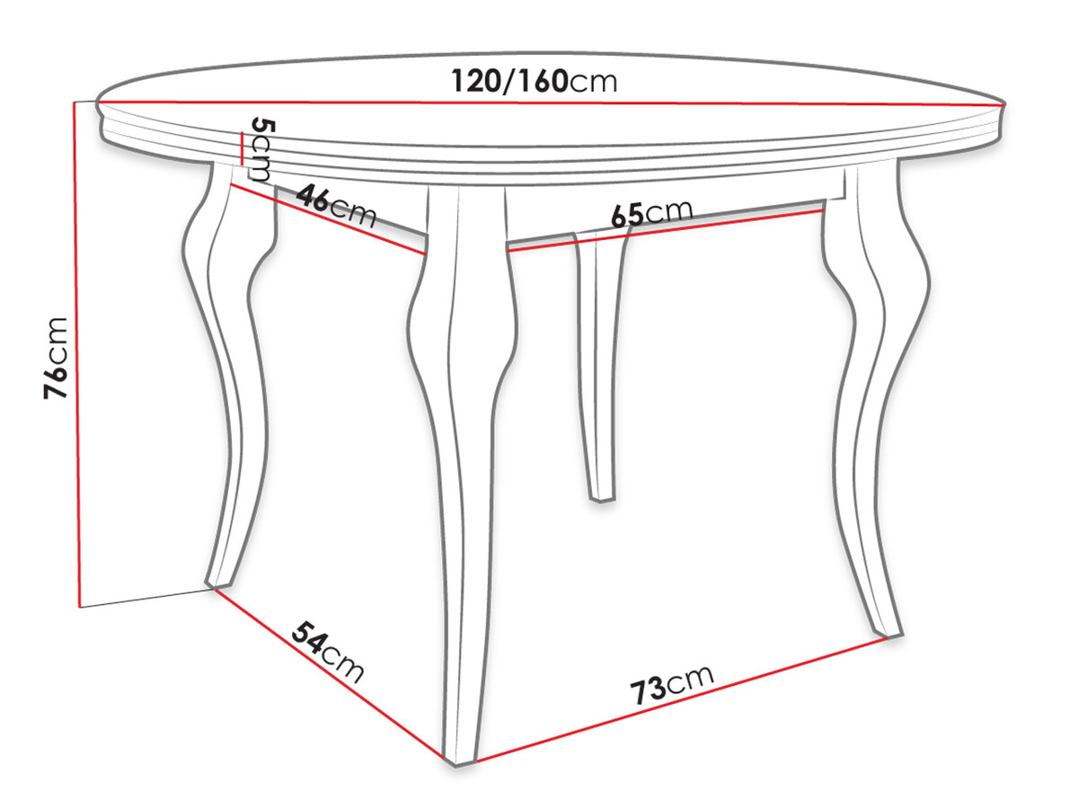 Conjunto para refeições Racine 143 (Branco + Magic Velvet 2250)
