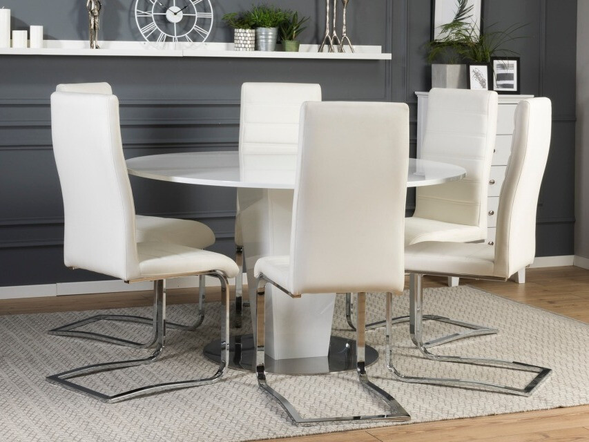 Conjunto para refeições Scandinavian Choice 604 (Branco + Prata)