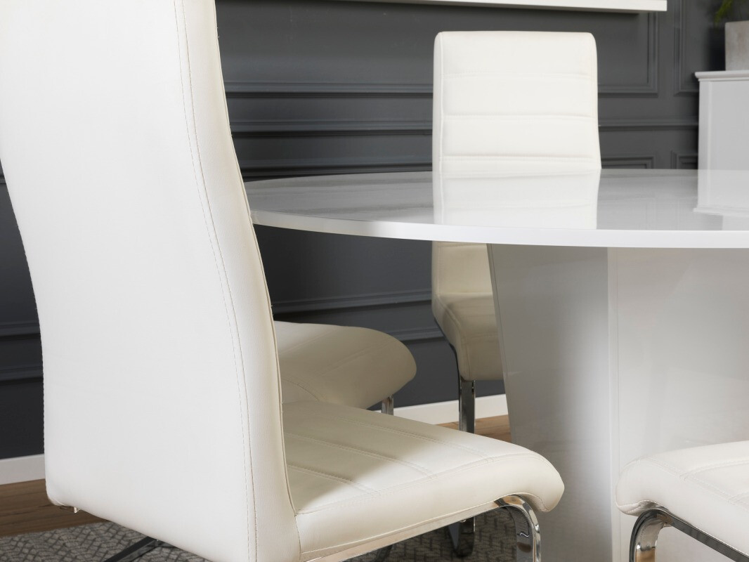 Conjunto para refeições Scandinavian Choice 604 (Branco + Prata)