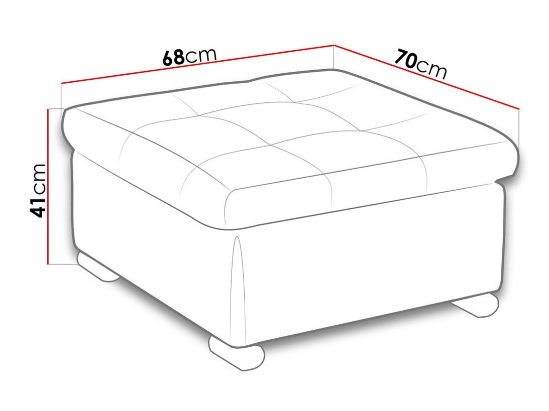 Pufe Comfivo Gemma (Magic Velvet 2217)