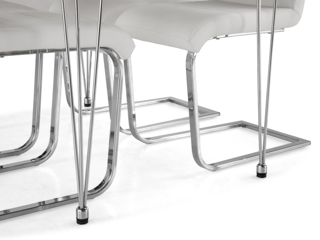 Conjunto para refeições Scandinavian Choice 614 (Branco + Prata)