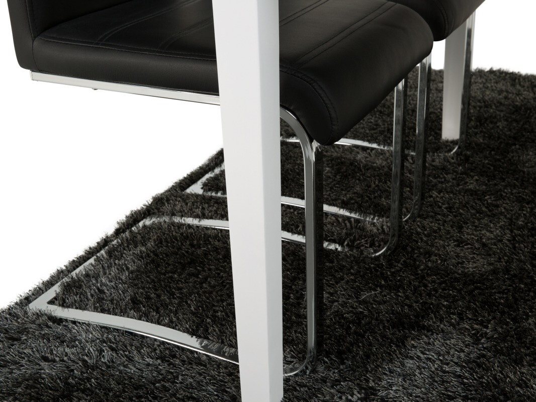 Conjunto para refeições Scandinavian Choice 678 (Preto + Prata)