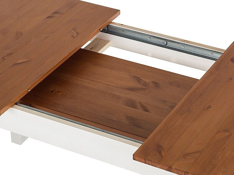 Mesa Denton 139 (Carvalho de mel + Branco)