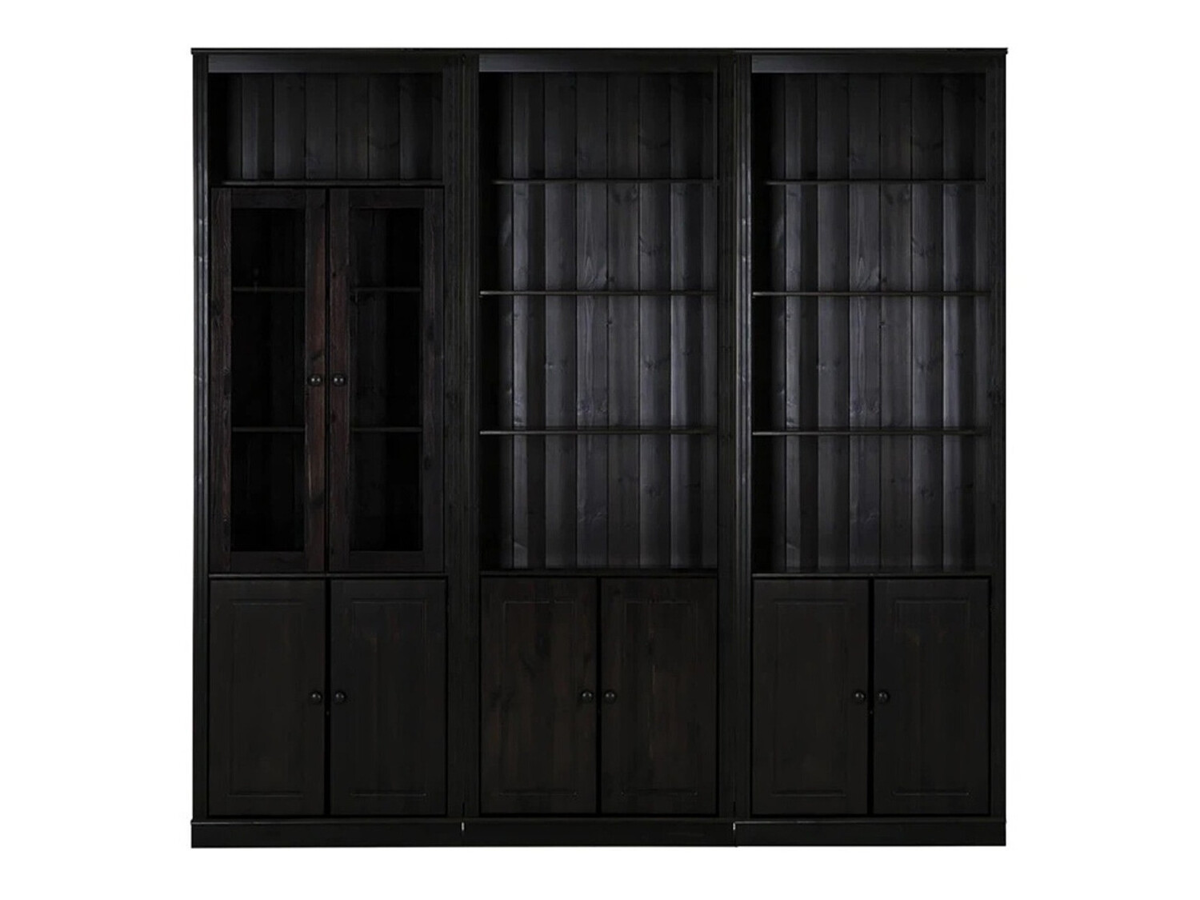Conjunto de estante Saltoro 111 (Castanho escuro)