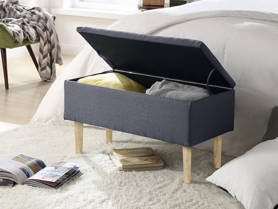 Banco suave Houston 494 (Cinzento + Madeira clara)