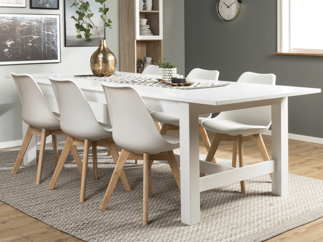Conjunto para refeições Scandinavian Choice 639 (Branco + Castanho)