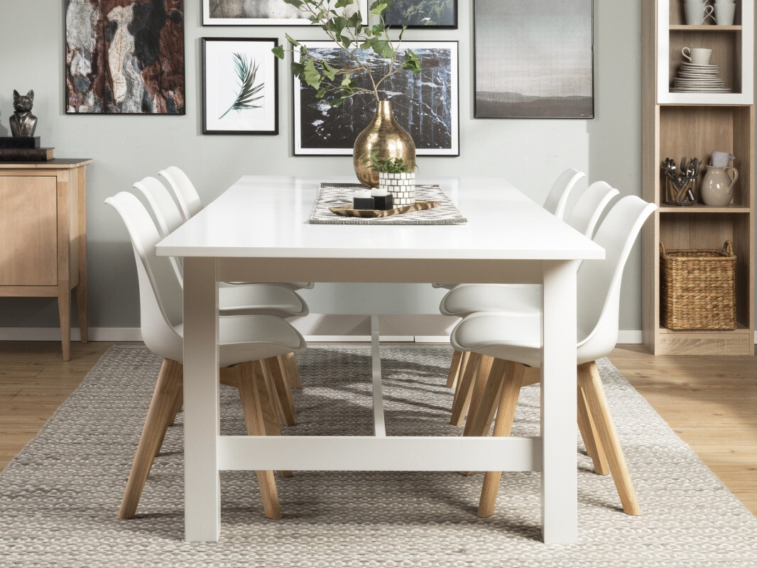 Conjunto para refeições Scandinavian Choice 639 (Branco + Castanho)