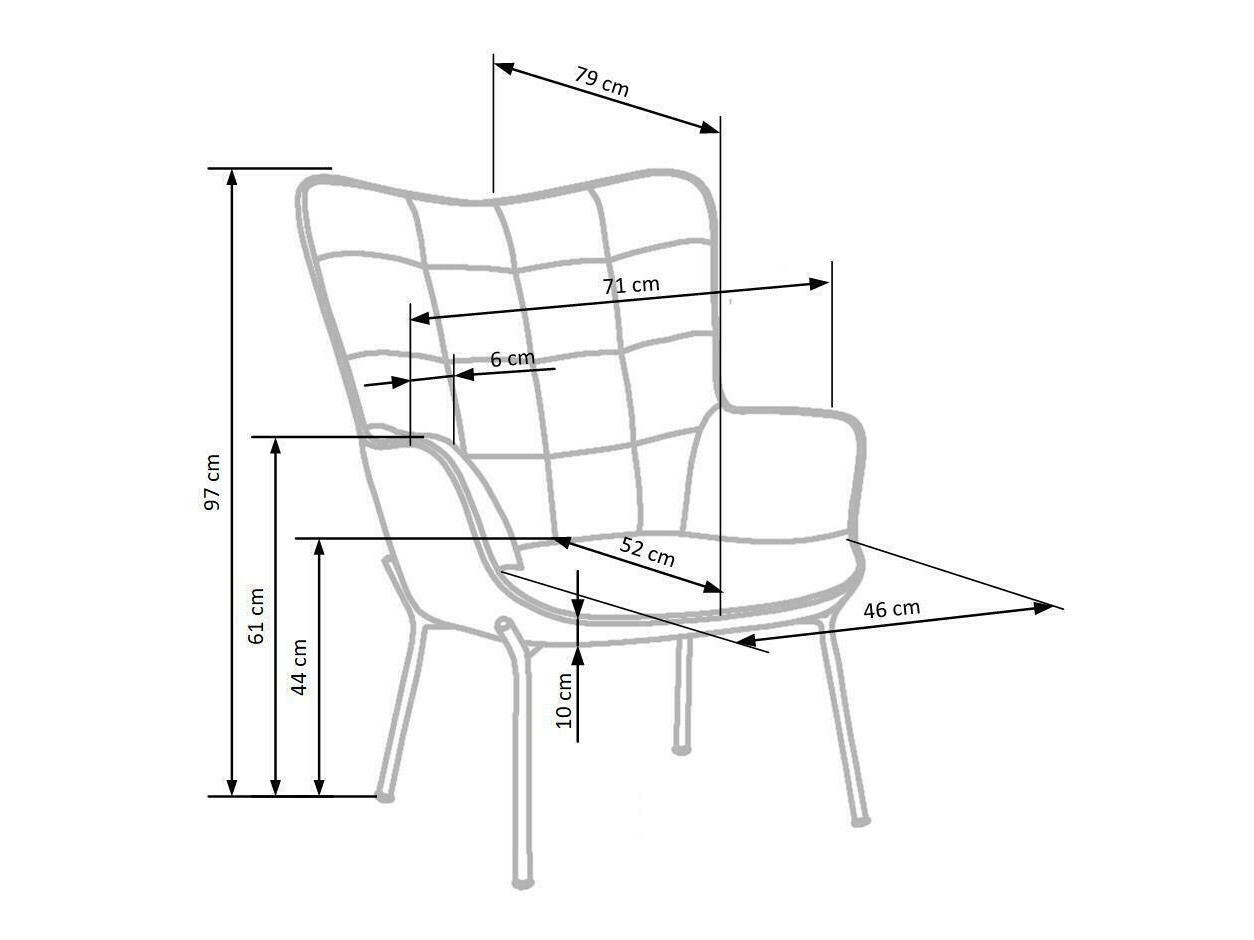 Poltrona Houston 851 (Verde)