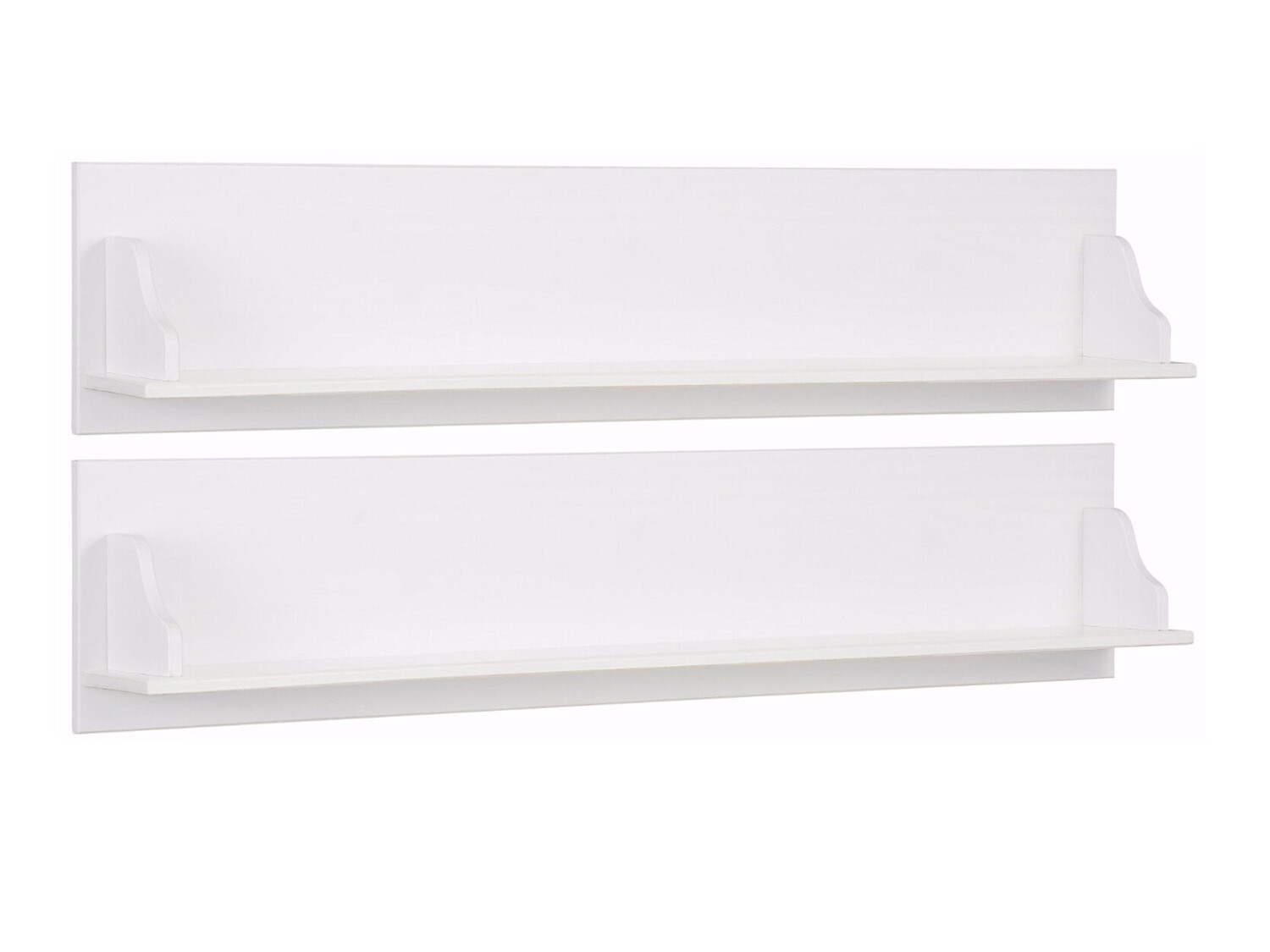 Conjunto de prateleiras suspensas Fentivo 106 (Branco)