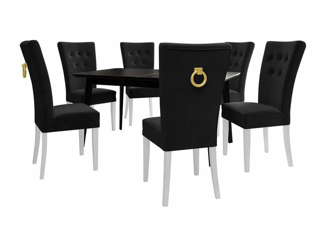 Conjunto para refeições Racine 144 (Branco + Magic Velvet 2219)