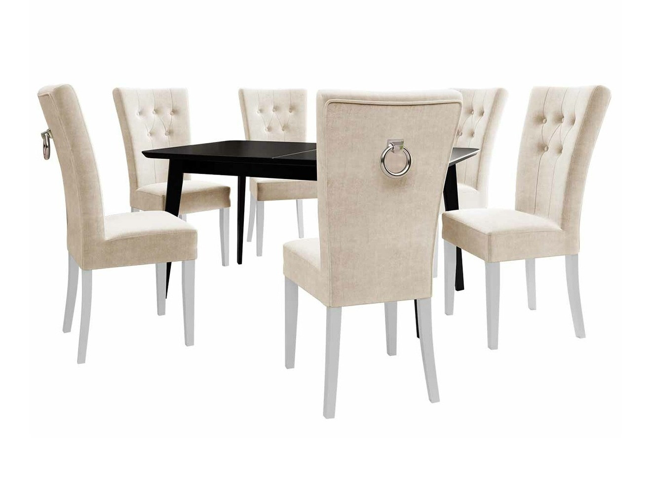 Conjunto para refeições Racine 144 (Branco + Magic Velvet 2250)