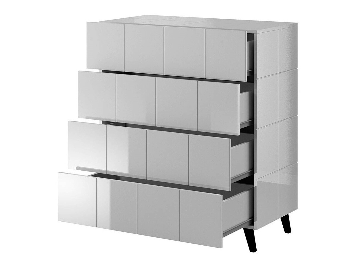 Cómoda Charlotte 133 (Preto brilhante)