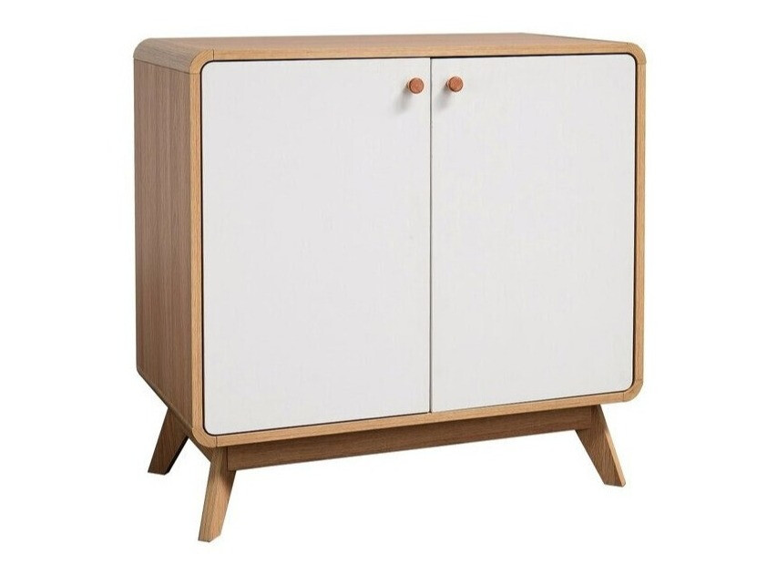 Aparador Elbtena 105 (Carvalho + Branco)