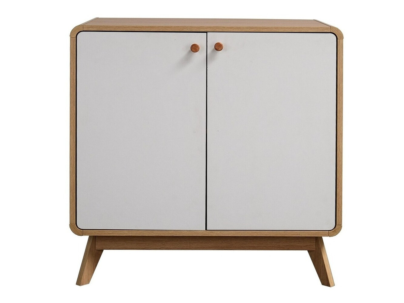 Aparador Elbtena 105 (Carvalho + Branco)