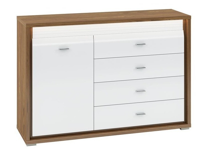 Cómoda Madison H102 (Branco brilhante)