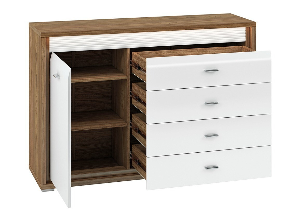 Cómoda Madison H102 (Branco brilhante)