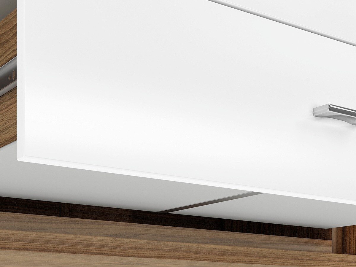 Cómoda Madison H102 (Branco brilhante)