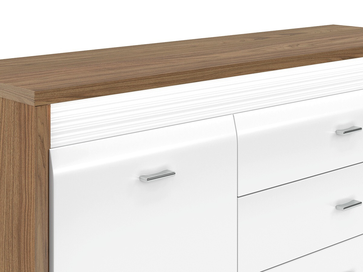 Cómoda Madison H102 (Branco brilhante)