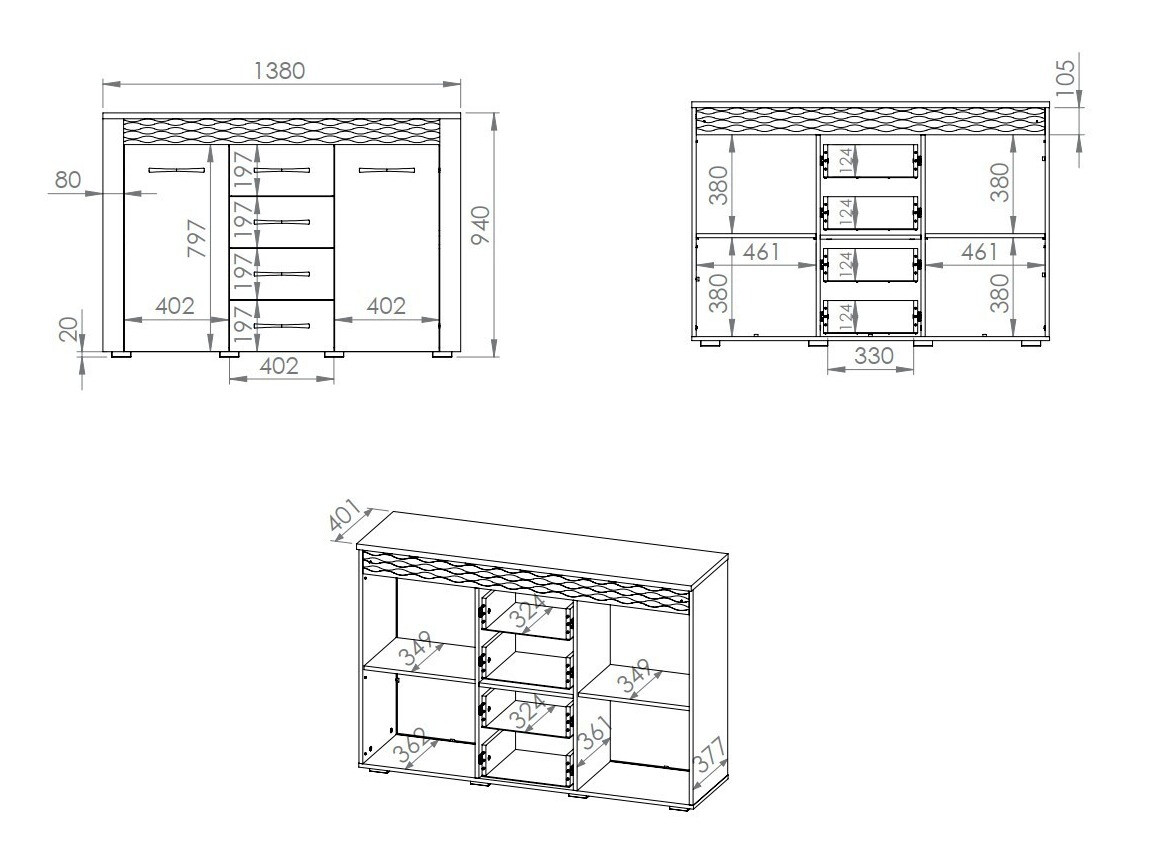 Cómoda Madison N106