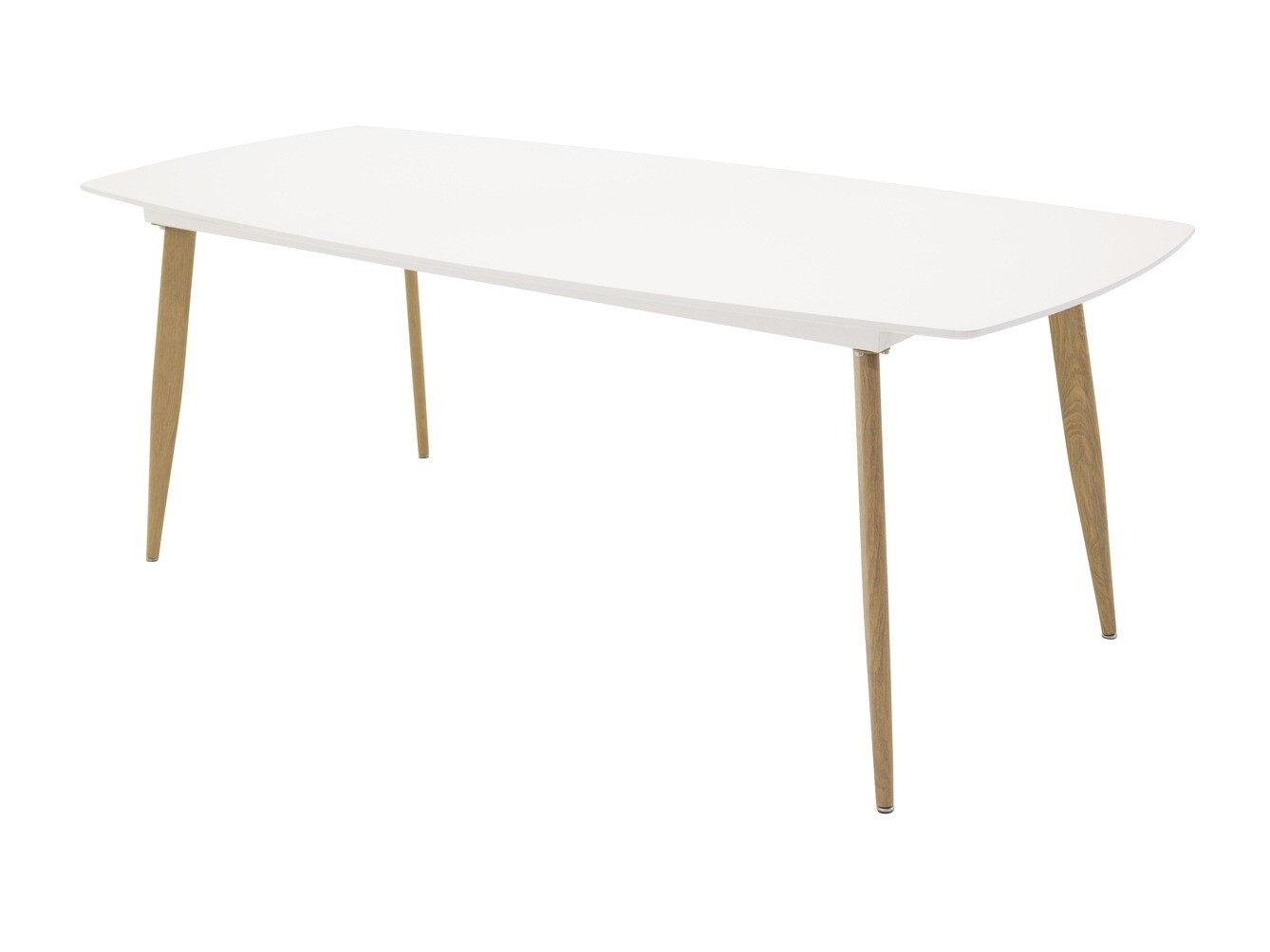 Mesa Dallas 131 (Branco + carvalho)