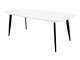 Mesa Dallas 131 (Branco + Preto)