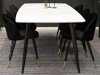 Mesa Dallas 131 (Branco + Preto)