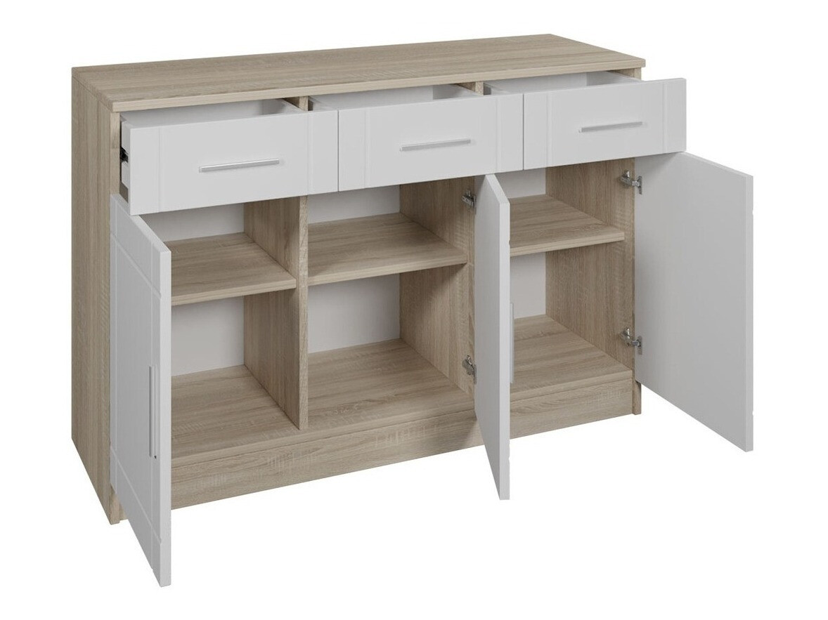 Cómoda Tucson 145 (Carvalho sonoma + Branco)