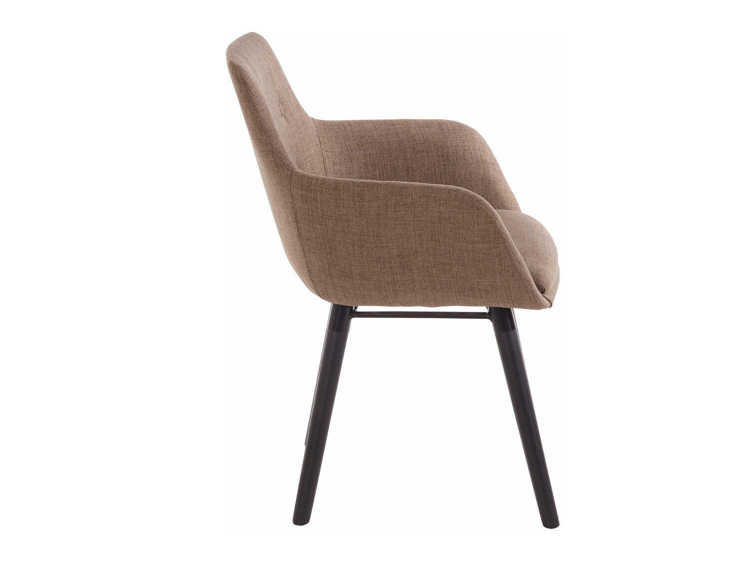 Conjunto de cadeiras Denton 141 (Castanho claro + Preto)