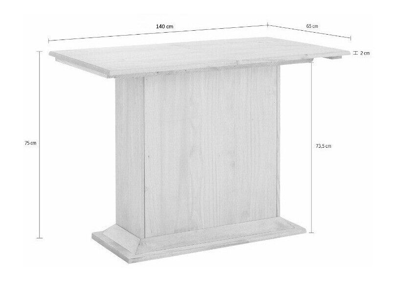 Cantos da cozinha Cirfeli 106 (Cinzento + Pinheiro)