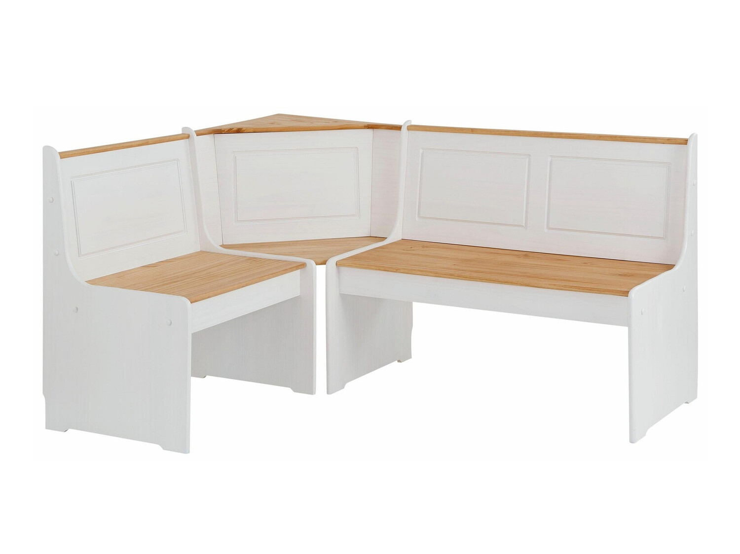 Cantos da cozinha Denton 204 (Branco + Pinheiro)