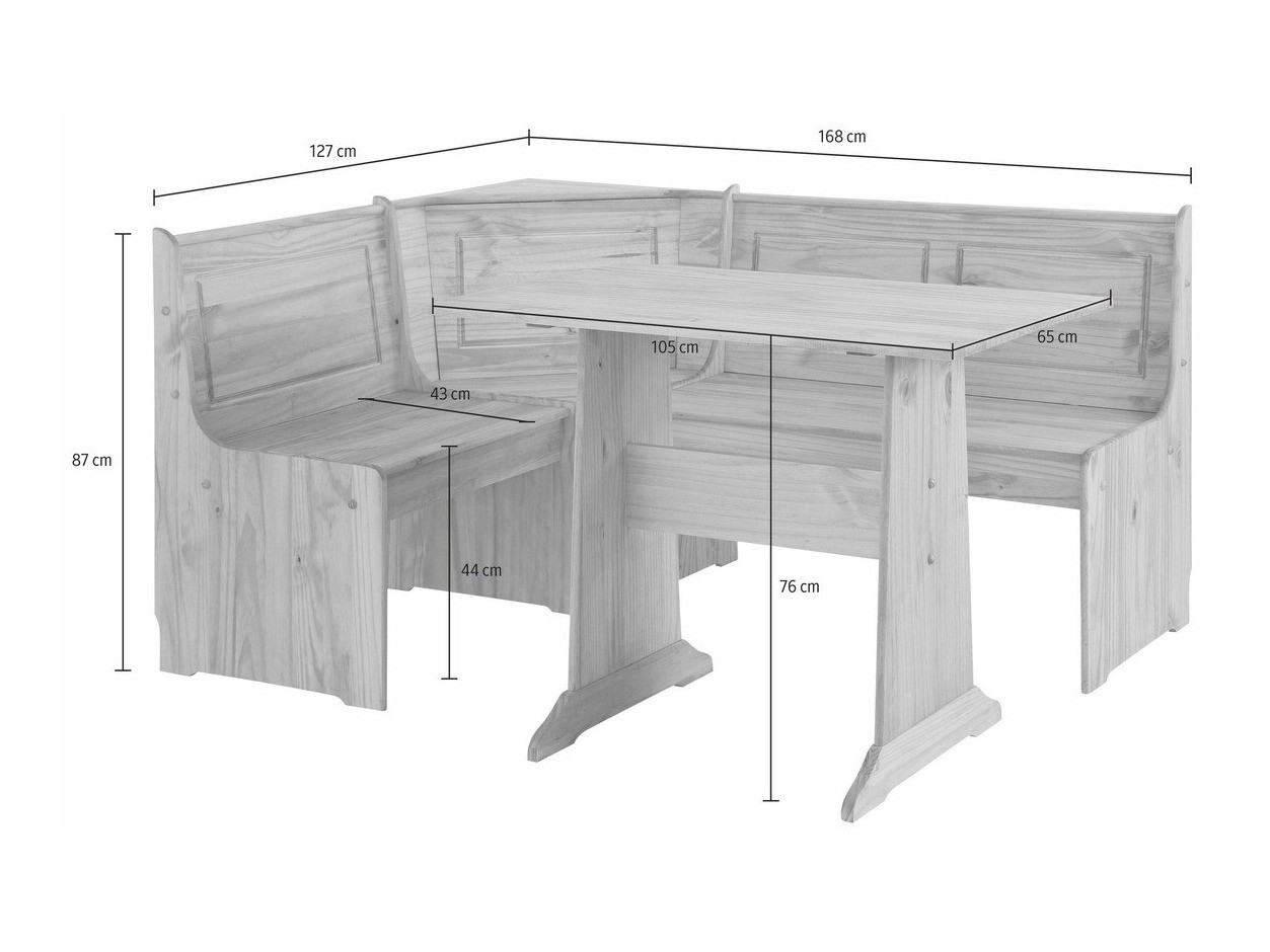 Cantos da cozinha Denton 204 (Pinheiro)