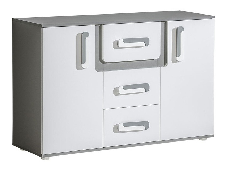 Cómoda Aviseve 102 (Antracite + Branco)