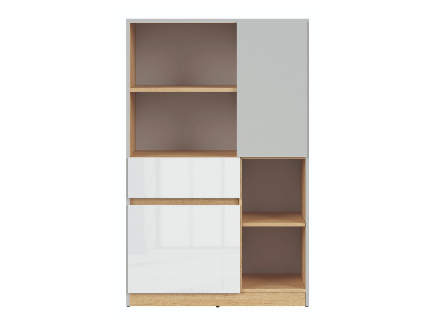 Estante Nuevaru 101 (Branco brilhante)