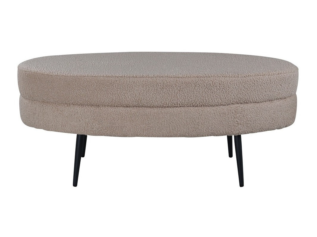 Banco estofado Dallas 2920 (Bege + Preto)