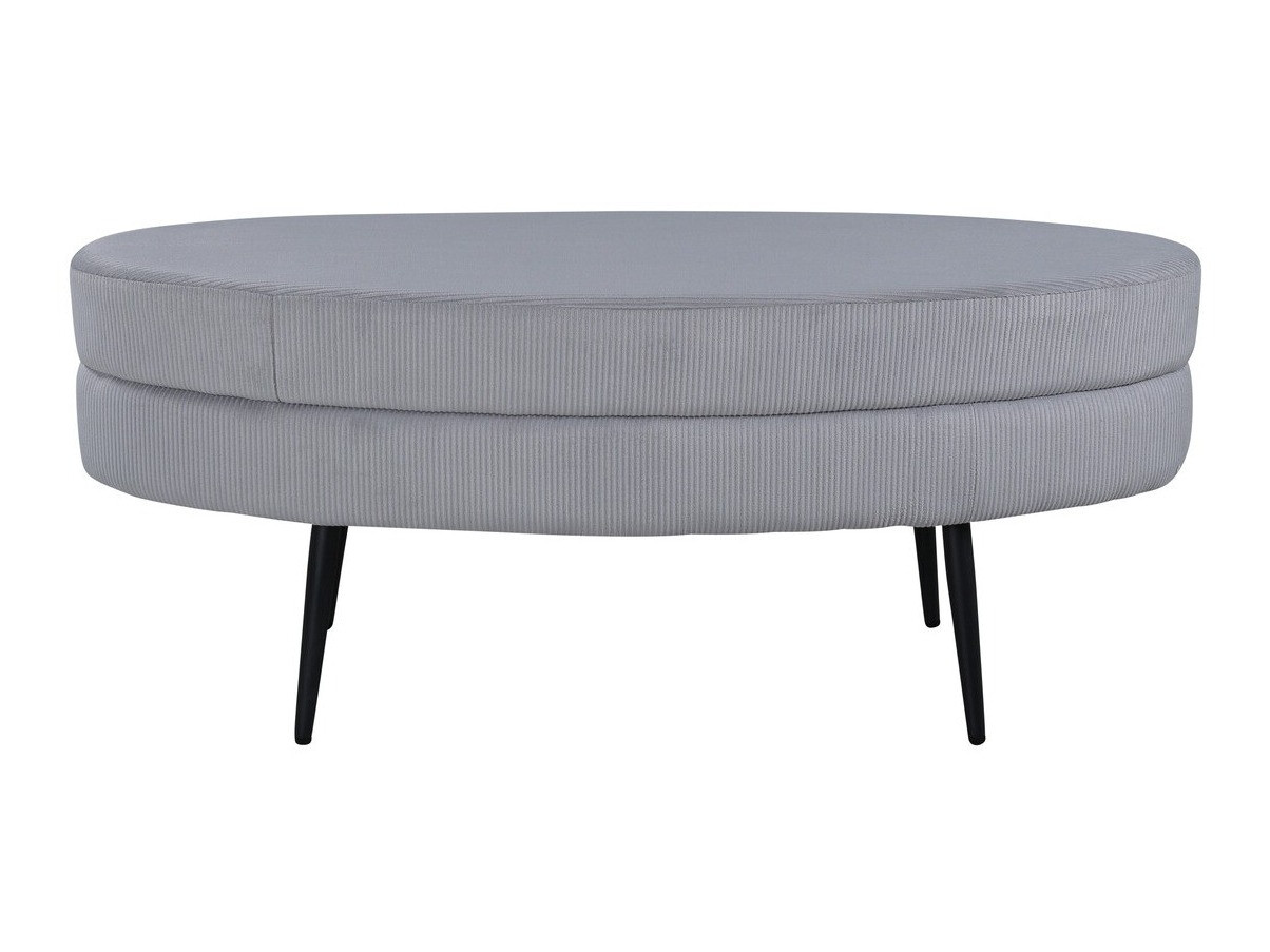 Banco estofado Dallas 2920 (Cinzento + Preto)