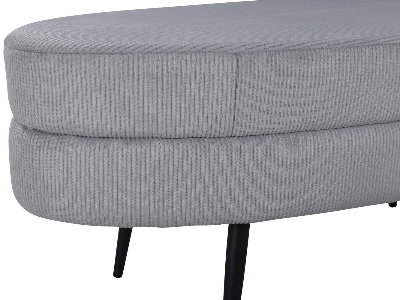 Banco estofado Dallas 2920 (Cinzento + Preto)