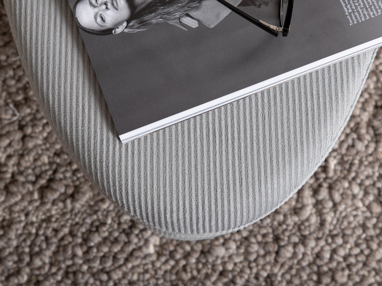 Banco estofado Dallas 2920 (Cinzento + Preto)