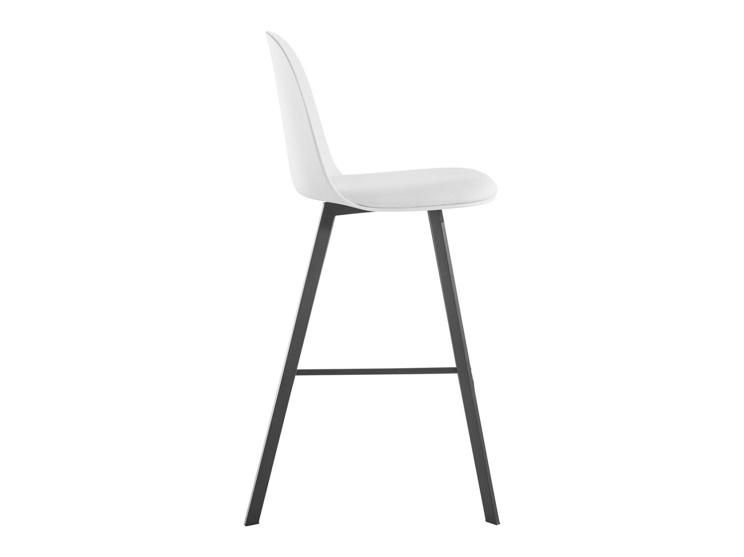 Conjunto de bancos de bar Denton 123 (Branco)