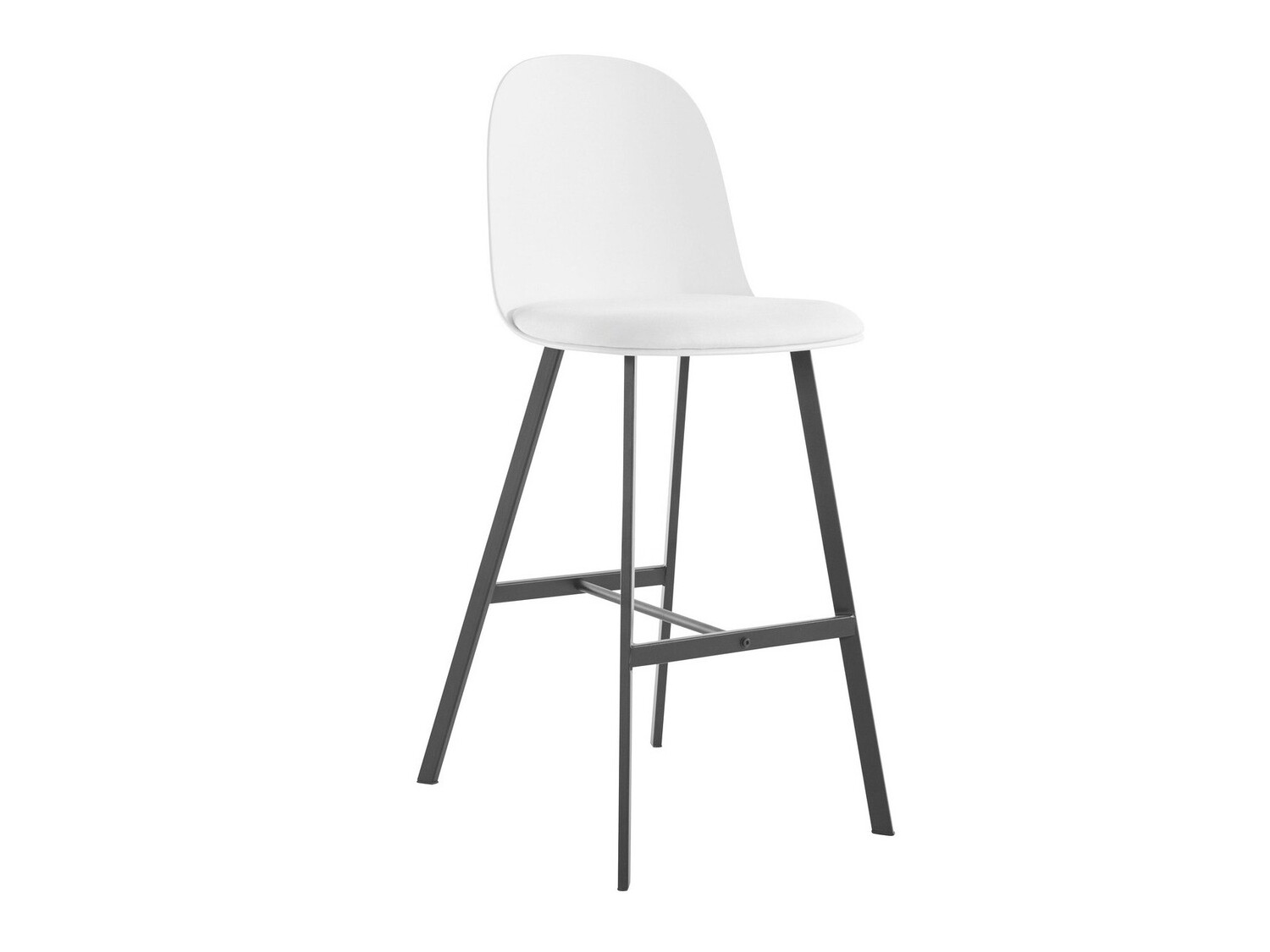 Conjunto de bancos de bar Denton 123 (Branco)