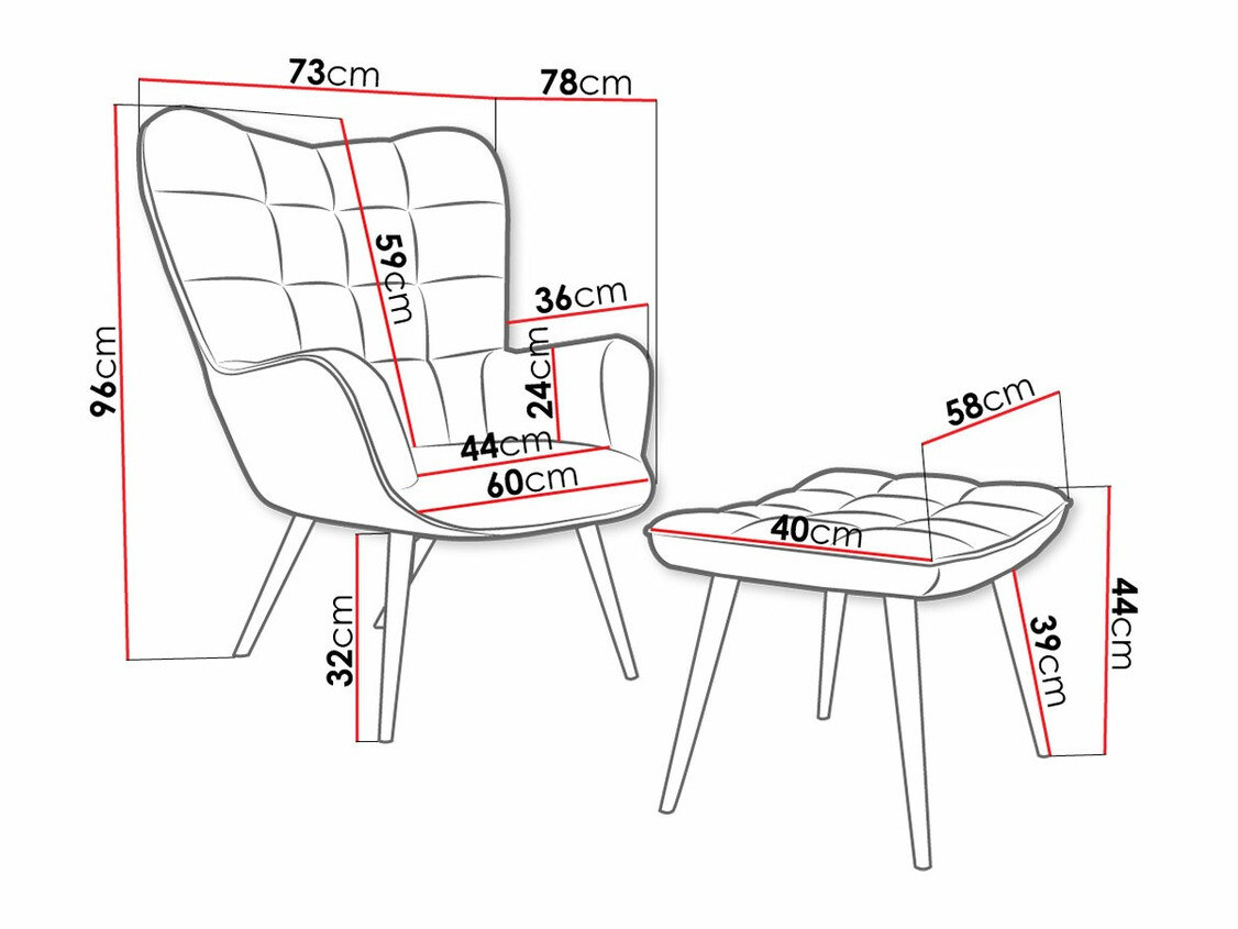 Poltrona Comfivo Cautio (Verde)
