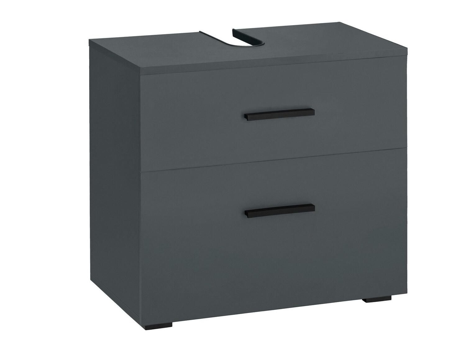 Armário com lavatório de apoio próprio para casa de banho Larlori 100 (Antracite)