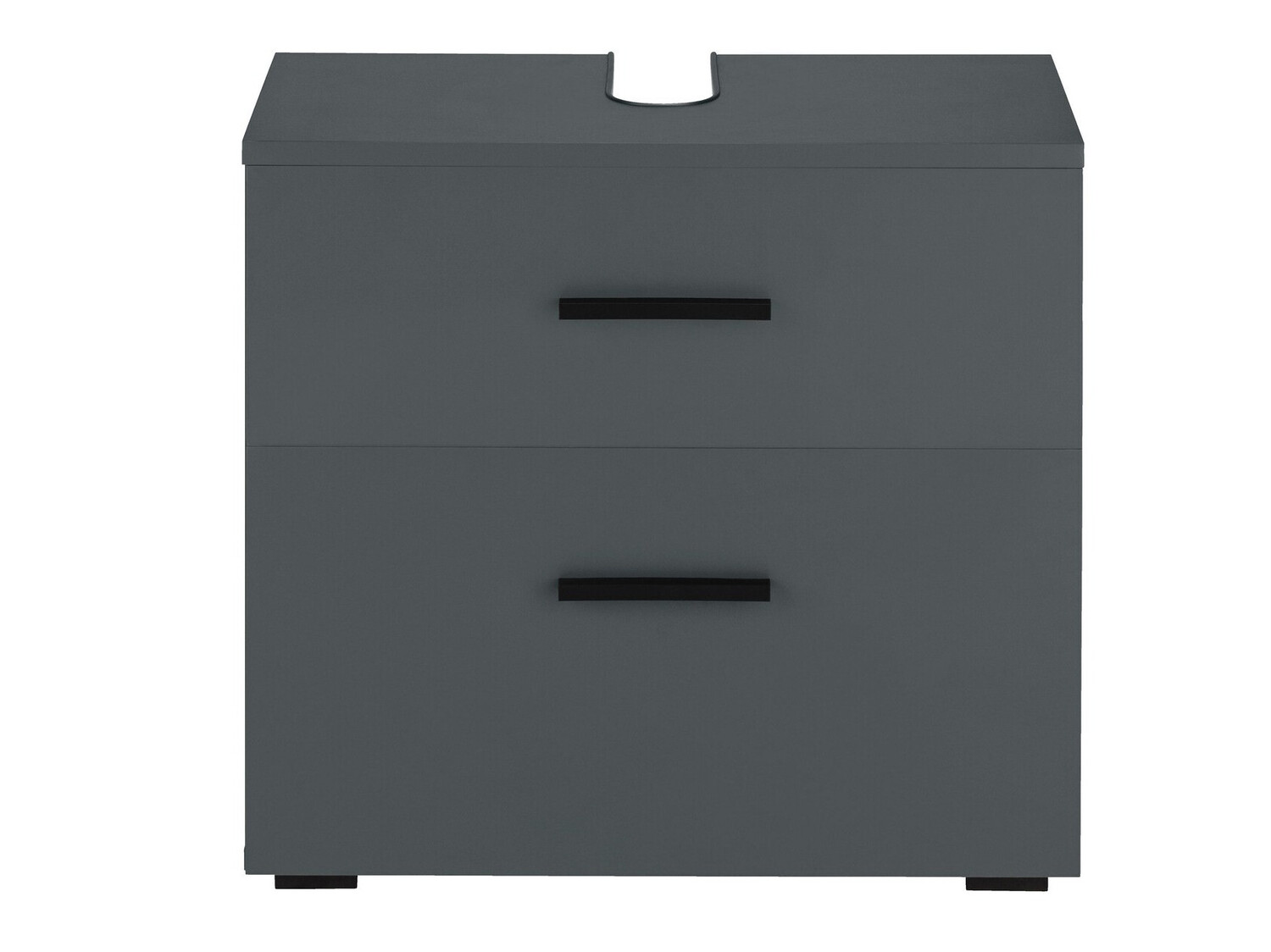 Armário de casa de banho de chão para lavatório Larlori 100 (Antracite)