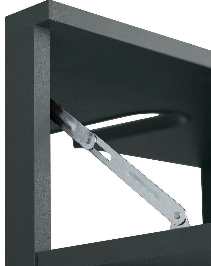 Armário de casa de banho de chão para lavatório Larlori 100 (Antracite)