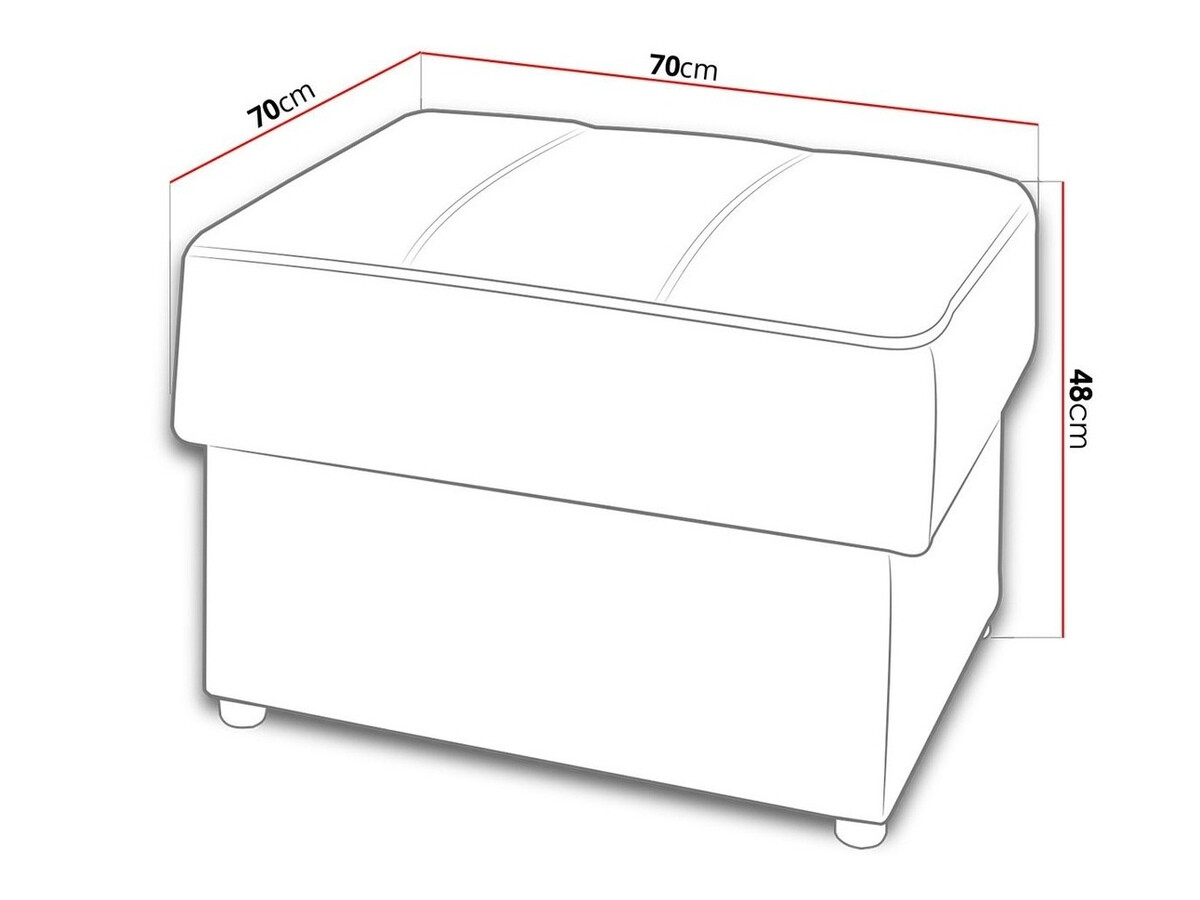 Conjunto de mobiliário com estofo Tivdalu 120 (Gomez 12 + Gomez 08)