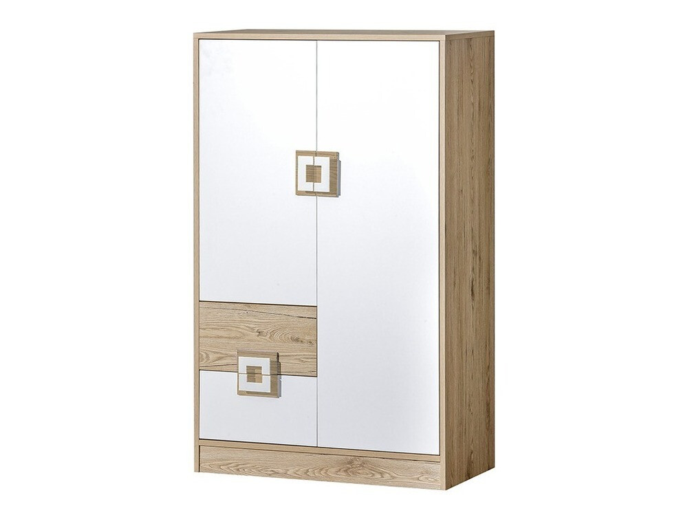 Cómoda Balvire 108 (Carvalho claro + Branco)