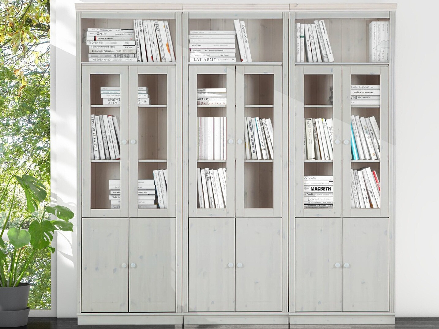 Conjunto de estante Saltoro 109 (Branco)