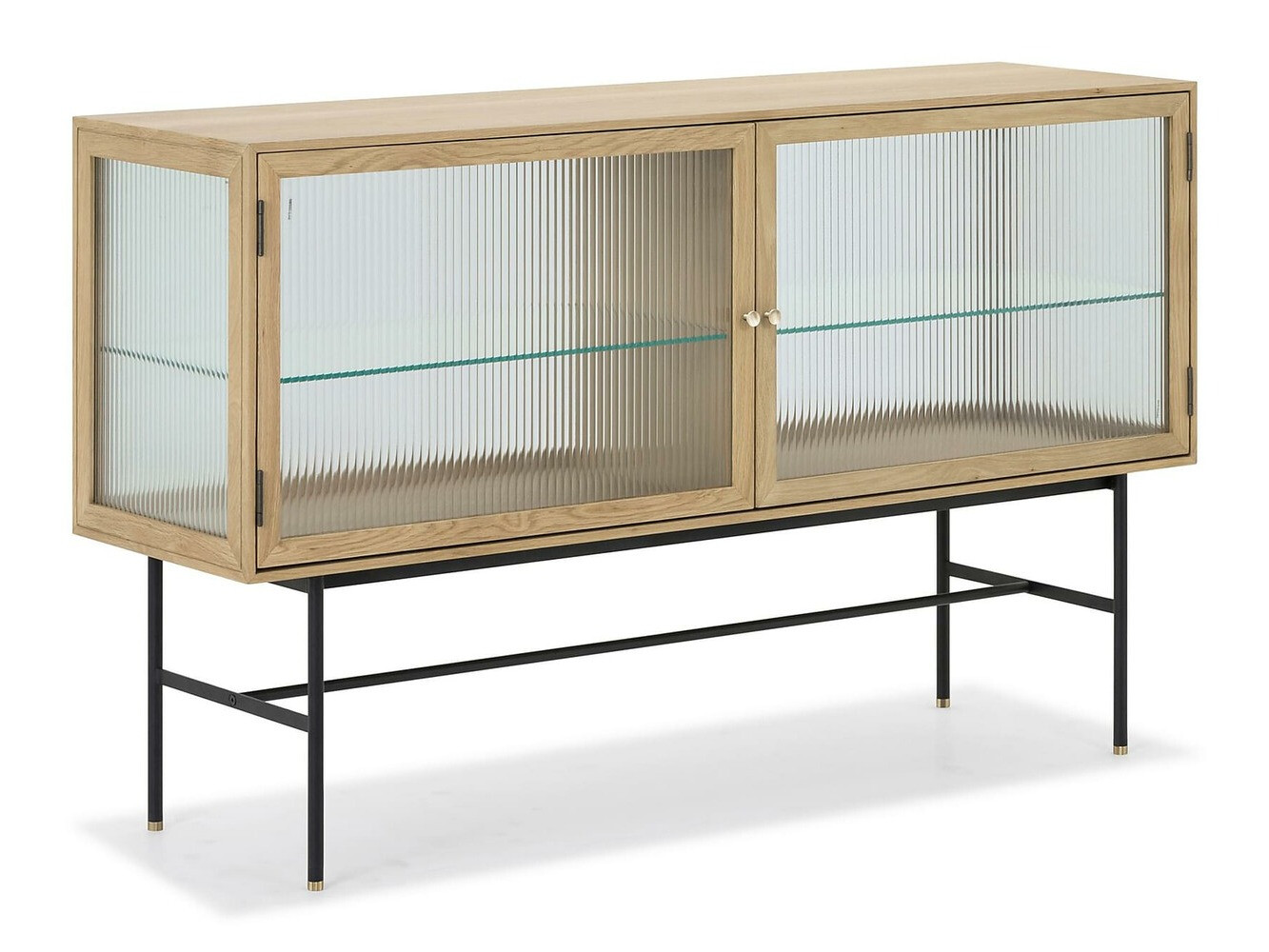 Aparador Springfield 223 (Castanho claro + Preto)