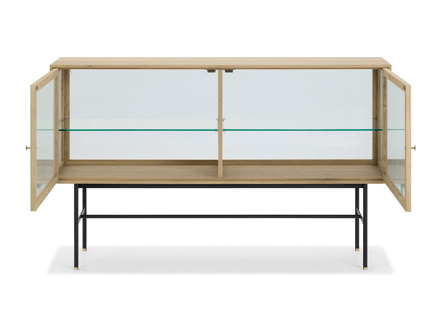 Aparador Springfield 223 (Castanho claro + Preto)