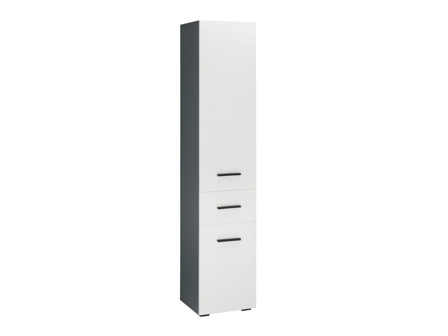 Armário colocado para casa de banho Larlori 103 (Antracite + Branco)